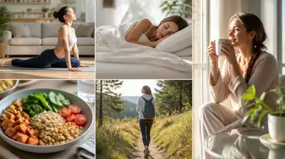 Image depicting lifestyle changes for fibromyalgia