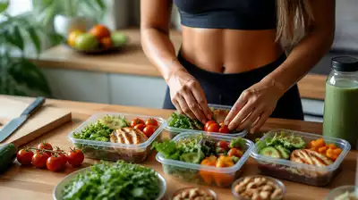 Healthy lifestyle meal preparation