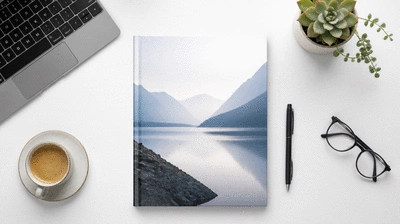 Digital guide or eBook mockup