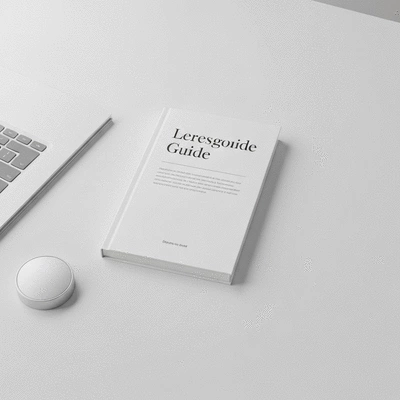 Digital guide or eBook mockup