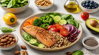 Image illustrating dietary choices for fibromyalgia